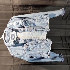 Maurices Distressed Denim Jacket